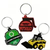 PK042-10003 OEM Custom PVC Rubber Keychains Logo 2D 3D Silicone Key Chain Ring Gifts for Stylish Decoration