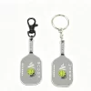 OEM Peak Racket Keychain Custom Logo Rubber Racket Keychains Design PVC Keyring for Event Souvenirs & Pickleball Merchandise OEM Peak Racket Keychain Custom Logo Rubber Racket Keychains Design PVC Keyring for Event Souvenirs & Pickleball Merchandise