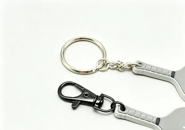 OEM Peak Racket Keychain Custom Logo Rubber Racket Keychains Design PVC Keyring for Event Souvenirs & Pickleball Merchandise OEM Peak Racket Keychain Custom Logo Rubber Racket Keychains Design PVC Keyring for Event Souvenirs & Pickleball Merchandise
