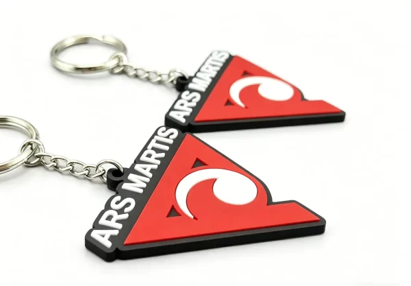 Custom PVC Keychains 3D Soft Rubber Keyring with Logo with Logo for Outdoor Hiking Promotional Gift