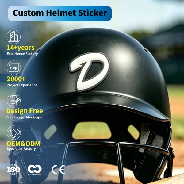 Helmets Decals Sticker Label