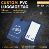 Customize pvc luggage tag