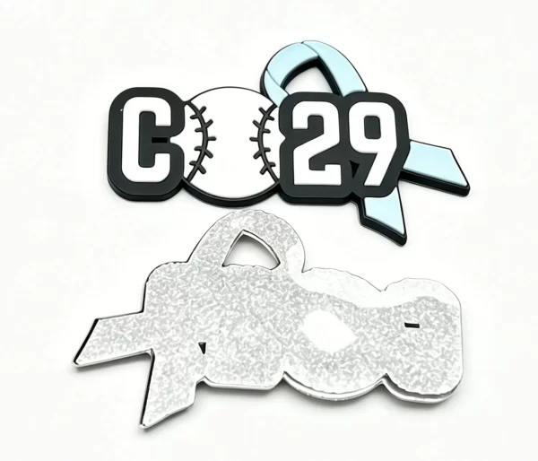 3D PVC Patches Custom Logo Iron on Customize Soft Rubber Label Patch for Baseball Clothes