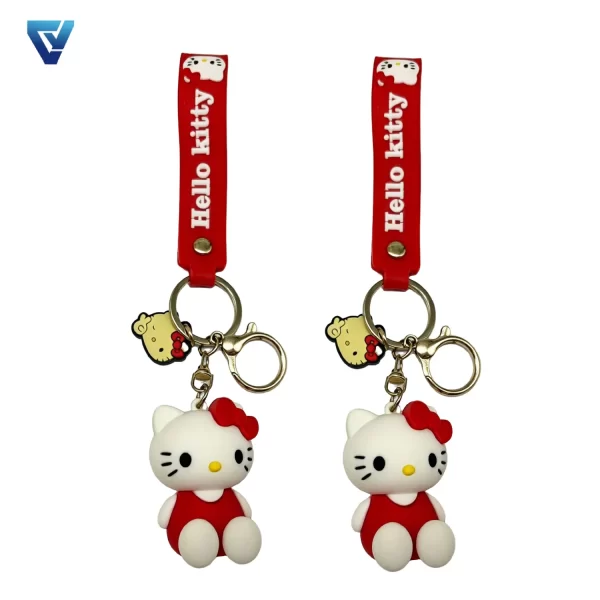 Custom-3D-PVC-Anime-Rubber-Keychain-with-Logo-Character-Figure-Keyring 3PK001 -3 Custom 3D PVC Anime Rubber Keychain with Logo Character Figure Keyring