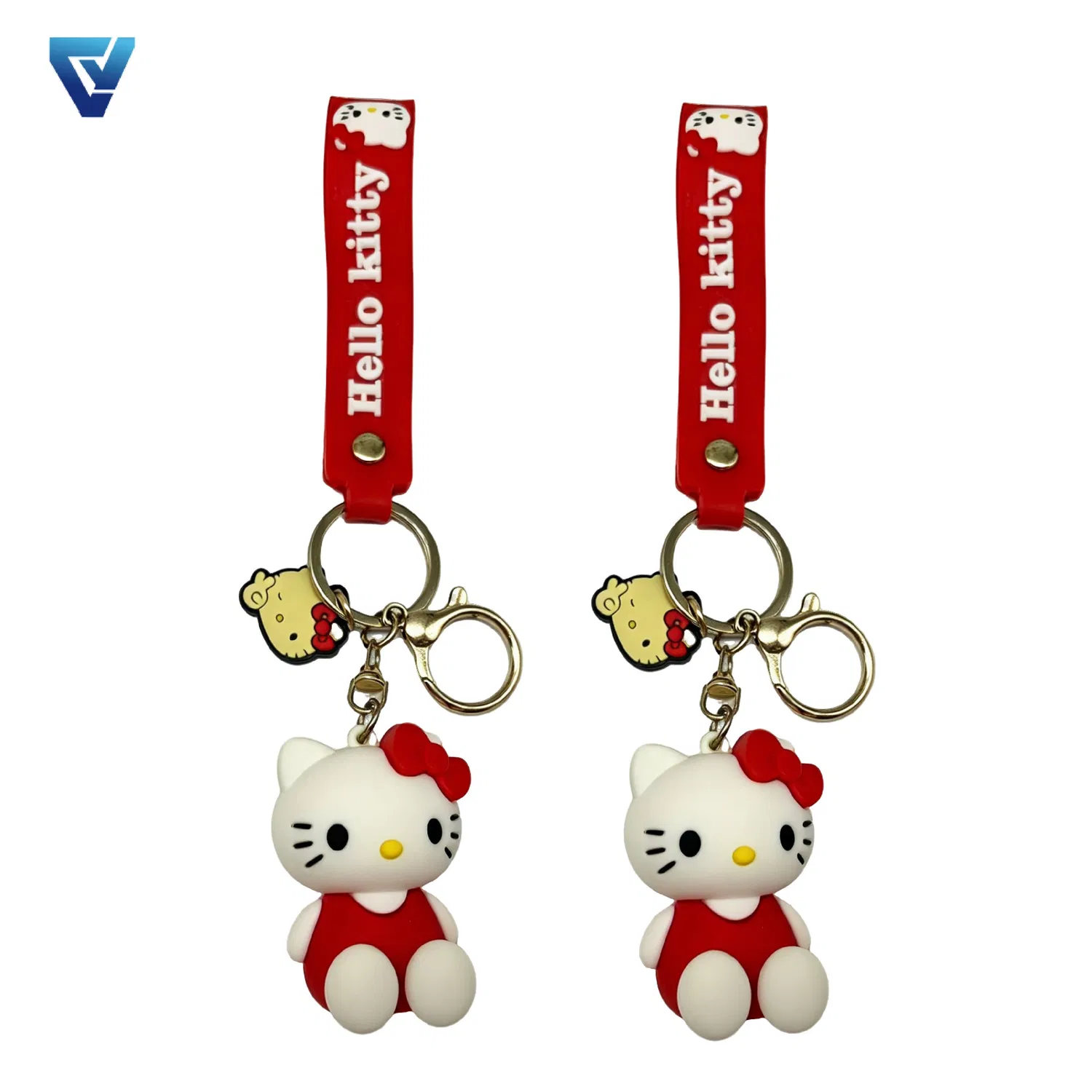 Custom-3D-PVC-Anime-Rubber-Keychain-with-Logo-Character-Figure-Keyring 3PK001 -3 Custom 3D PVC Anime Rubber Keychain with Logo Character Figure Keyring