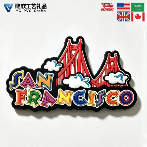 Custom-Fridge-Magnet-Rubber-Logo-3D-PVC-Fridge-Magnet-Souvenirs FM060 -3 Custom Fridge Magnet Rubber Logo 3D PVC Fridge Magnet Souvenirs