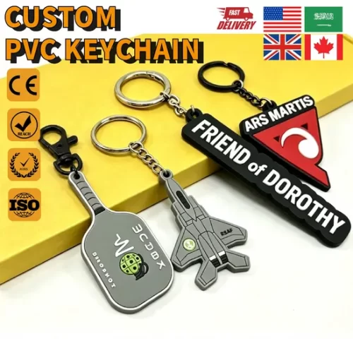 Custom-High-Quality-PVC-Keychain-Personalized-Soft-Rubber-Keychain PK072 -11 PVC Keychain