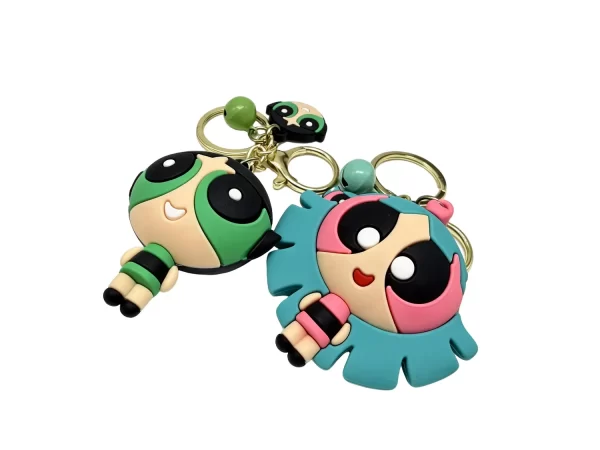 Custom-Logo-Plastic-3D-Keychain-Silicone-Backpack-PVC-Keychains-Cartoon-Rubber 3PK006 -1 PVC 3D Keychain