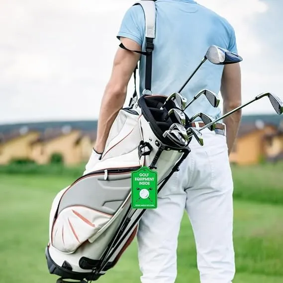 Custom PVC Golf Bag Tag 3D Travel Luggage Tag Rubber Bag Tags