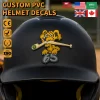 PVC Helmets Decals Sticker Label