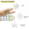 Custom Soft PVC Keychains Square Cartoon Rubber Key Rings Promotional Gift Logo Bag Pendants
