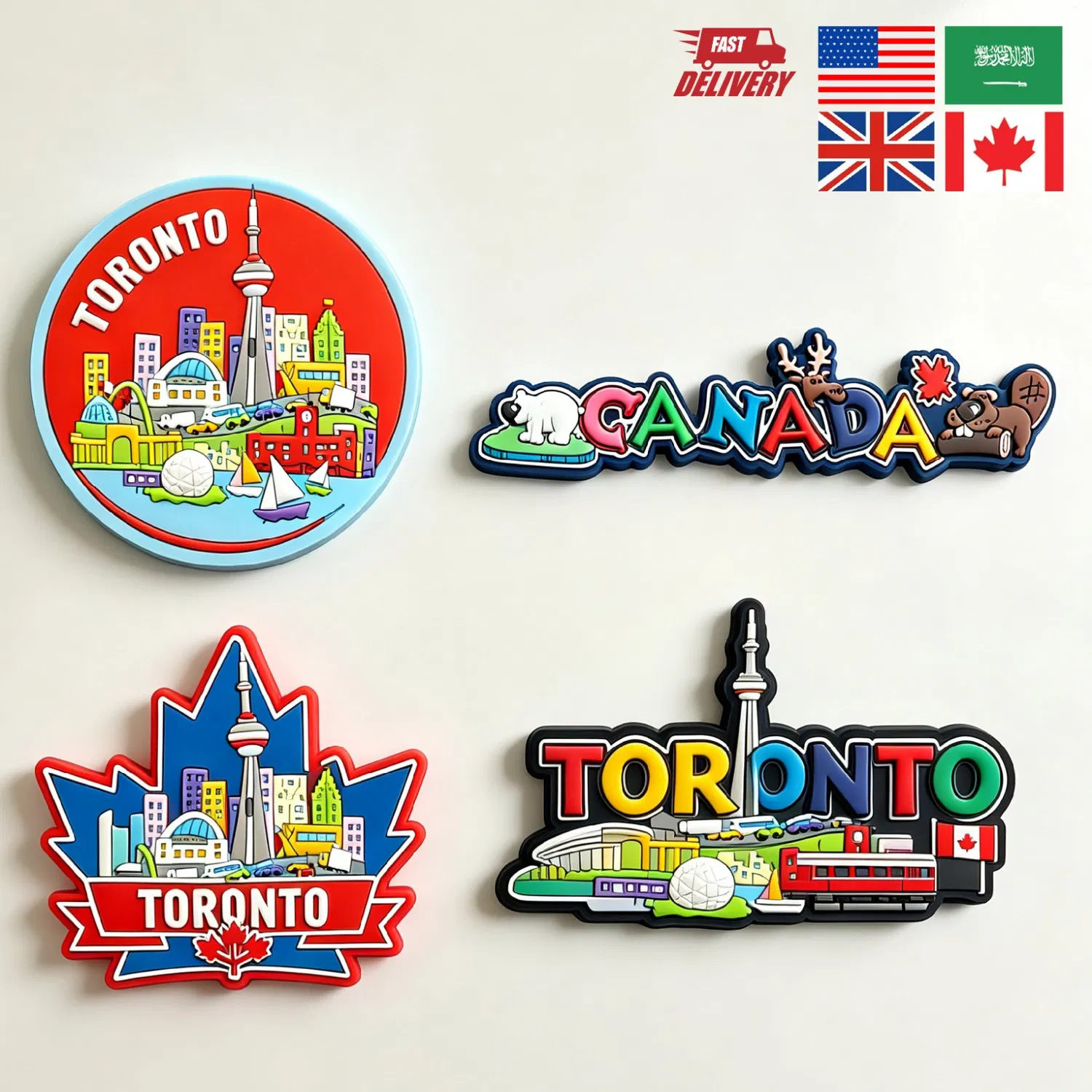 Custom-Soft-PVC-Magnetic-Fridge-Magnet-2D-3D-Silicone-Fridge-Magnet FM053 -1 PVC Fridge Magnet