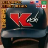 PVC Helmets Decals Sticker Label