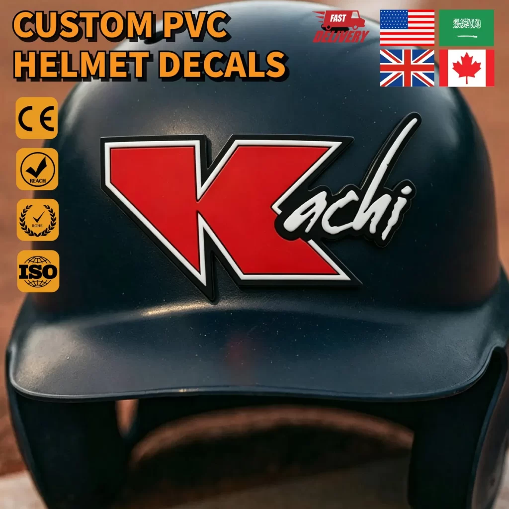 PVC Helmets Decals Sticker Label