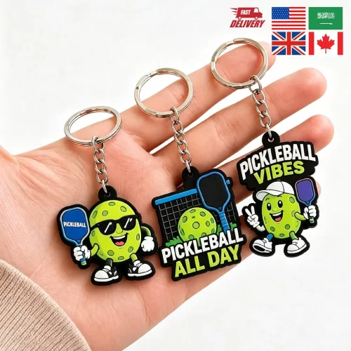 Factory-Custom-3D-Printed-Keychains-PVC-Keychain-Key-Ring PK083 -1 PVC Keychain