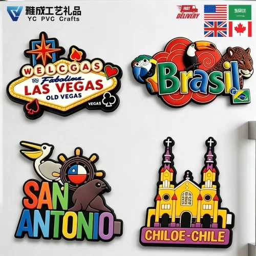 Factory-Custom-3D-Rubber-Fridge-Magnet-PVC-Fridge-Magnet-Tourist FM058 -1 PVC Fridge Magnet