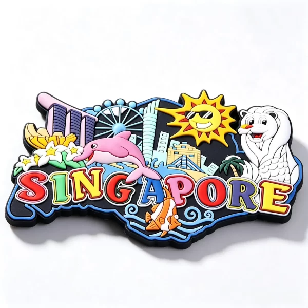 Factory-Custom-3D-Rubber-Fridge-Magnet-PVC-Fridge-Magnet-Tourist FM058 -2 PVC Fridge Magnet