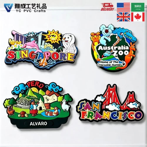 Factory-Custom-Fefrigerator-Magnet-Souvenir-Gifts-Rubber-Magnet-PVC-Logo FM062 -3 Factory Custom Fefrigerator Magnet Souvenir Gifts Rubber Magnet PVC Logo