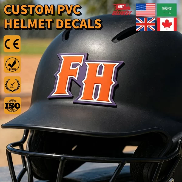 PVC Helmets Decals Sticker Label