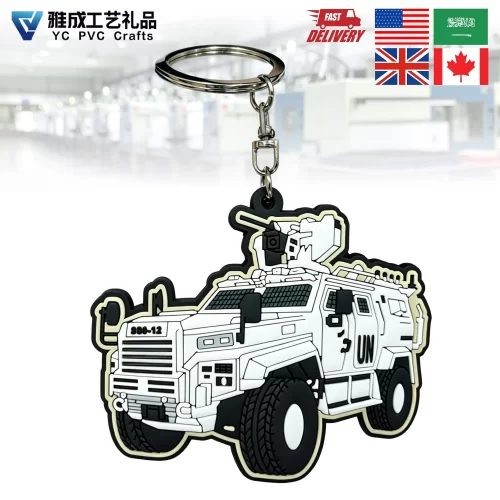 Factory-Custom-Key-Chain-with-Custom-Logo-Rubber-Car-Keychain-3D PK083 -2 PVC Keychain