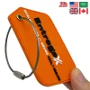Custom PVC Luggage Tags Imprint 3D Embossed Personalized Travel Tag