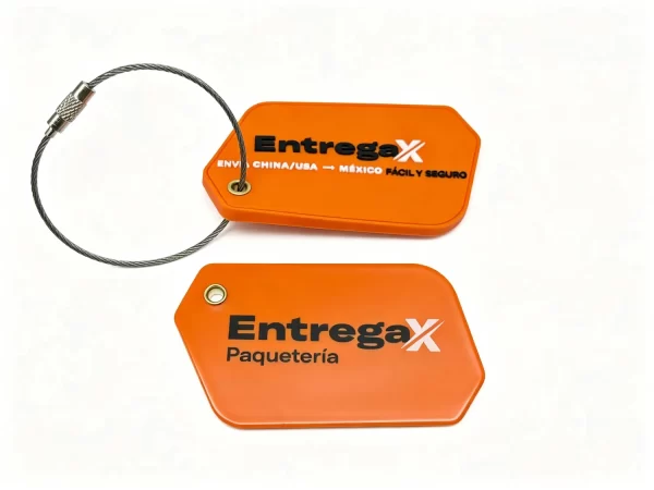 Custom PVC Luggage Tags Imprint 3D Embossed Personalized Travel Tag