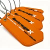 Custom PVC Luggage Tags Imprint 3D Embossed Personalized Travel Tag