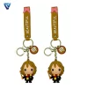 Factory-Custom-Personalised-3D-Keychain-PVC-Rubber-3D-Cartoon-Character-Keyring 3PK002 -3 Factory Custom Personalised 3D Keychain PVC Rubber 3D Cartoon Character Keyring