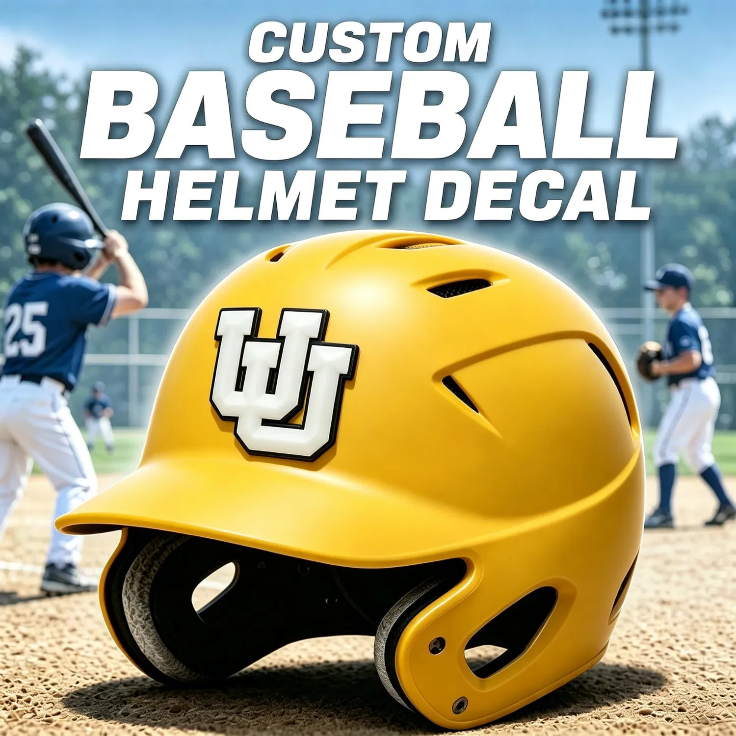 PVC Helmets Decals Sticker Label