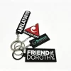 Factory Eco-Friendly Custom Soft Rubber Keychain 3D Logo PVC Keychains