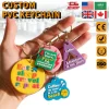 Factory Price Custom PVC Keychain Design Logo Soft Rubber Keychains