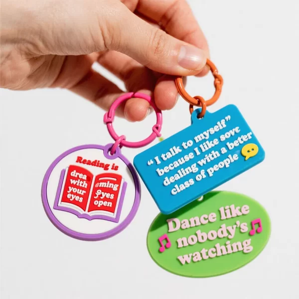 Factory Price Custom PVC Keychain Design Logo Soft Rubber Keychains