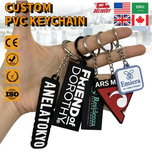 Factory-Price-Custom-Rubber-Keychains-Soft-PVC-3D-Logo-Keychain PK074 -1 Factory Price Custom Rubber Keychains Soft PVC 3D Logo Keychain