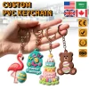Factory Price Custom PVC Keychain Design Logo Soft Rubber Keychains