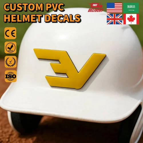 Manufacturer-Custom-Rubber-3D-Raised-Football-Helmet-Logo-Sticker-Iron-on-for-Helmet-Hats HDSL040 -01 PVC Helmets Decals Sticker Label