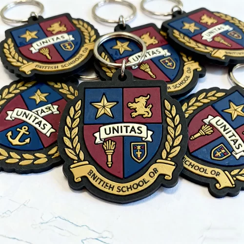 Manufacturer-Soft-3D-Rubber-Keychain-Sublimation-Blanks-2D-PVC-Key-Chain PK069 -03 PVC Keychain
