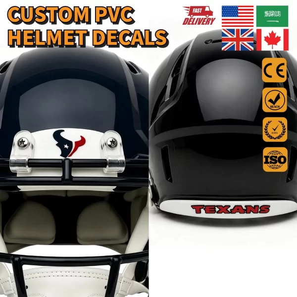 PVC Helmets Decals Sticker Label