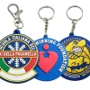 3-7days Delivery Time Custom Rubber Keyrings Logo 3D Car PVC Key Chains