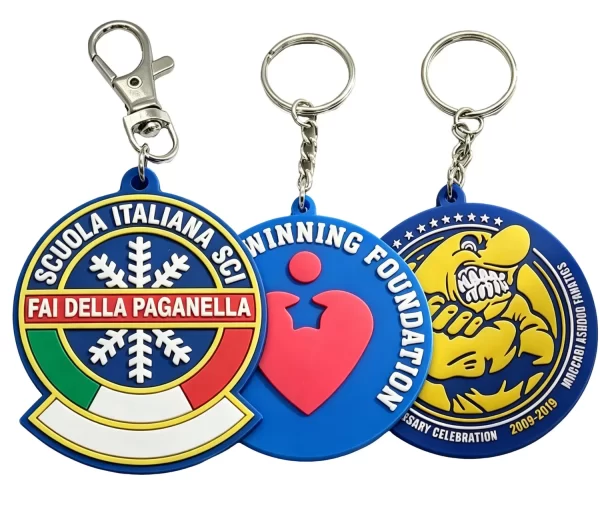 3-7days Delivery Time Custom Rubber Keyrings Logo 3D Car PVC Key Chains