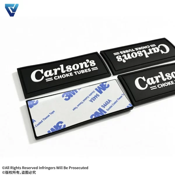Custom 3D Rubber Heat Transfer Label 2D Embossed Labels Iron on Patches