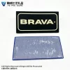 Custom 3D Rubber Heat Transfer Label 2D Embossed Labels Iron on Patches