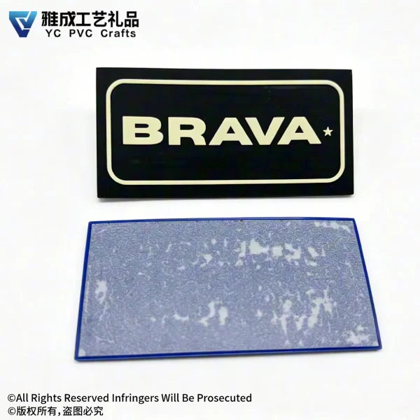 Custom 3D Rubber Heat Transfer Label 2D Embossed Labels Iron on Patches