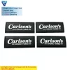 Custom 3D Rubber Heat Transfer Label 2D Embossed Labels Iron on Patches