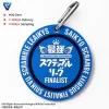 Custom Soft PVC Golf Bag Tags 2D 3D Logo with Carabiner