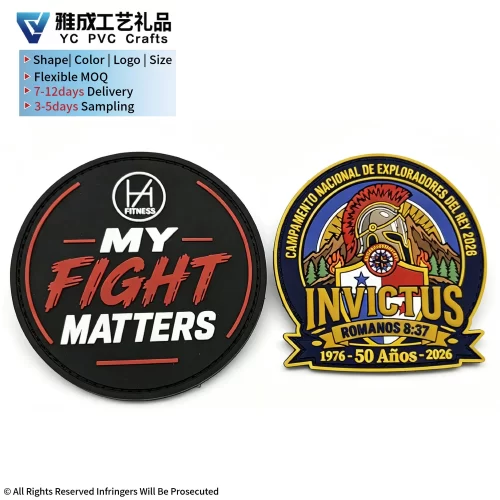 Custom-PVC-Patch-Logo-Hook-and-Loop-3D-Silicone-Rubber-Label-Badge Custom PVC Patch Logo Hook and Loop 3D Silicone Rubber Label Badge