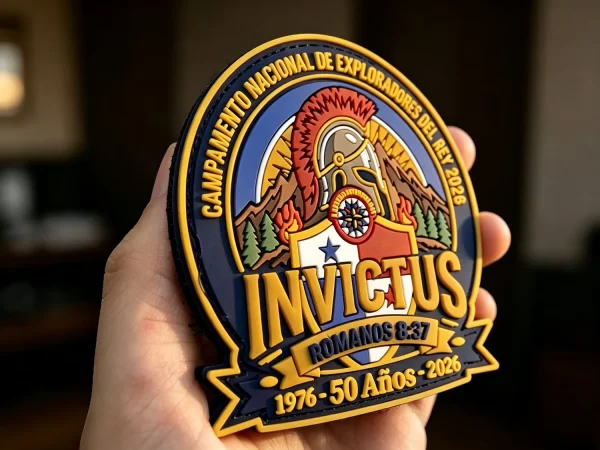 Custom PVC Patch Logo Hook and Loop 3D Silicone Rubber Label Badge