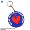 Soft PVC Key Chain Custom Logo 2D 3D Embossed Rubber Keychain