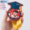 Custom Rubber Medal Embossed 3D Enamel Souvenir for Kids