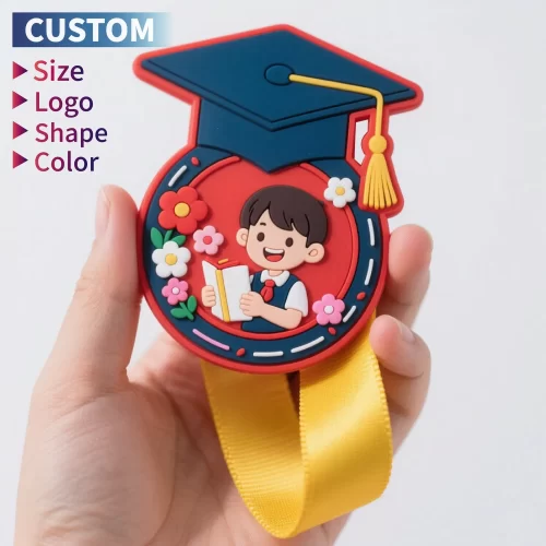 Custom-Rubber-Medal-Embossed-3D-Enamel-Souvenir-for-Kids MD002 -3 Custom Rubber Medal Embossed 3D Enamel Souvenir for Kids
