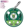Custom Soft PVC Golf Bag Tags 2D 3D Logo with Carabiner